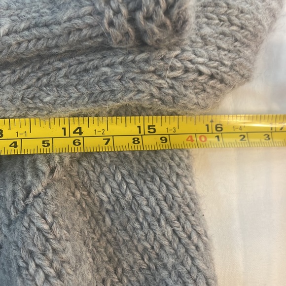 Dalia waterfall knitted cardigan Grey, business casual! - Picture 3 of 7